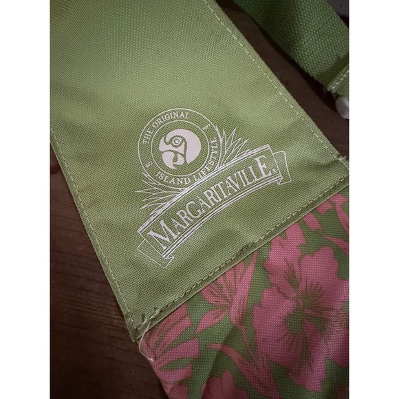 Margaritaville Tropical Floral Sling Backpack Lime Green Pink Crossbody Bag NWT - Picture 3 of 4